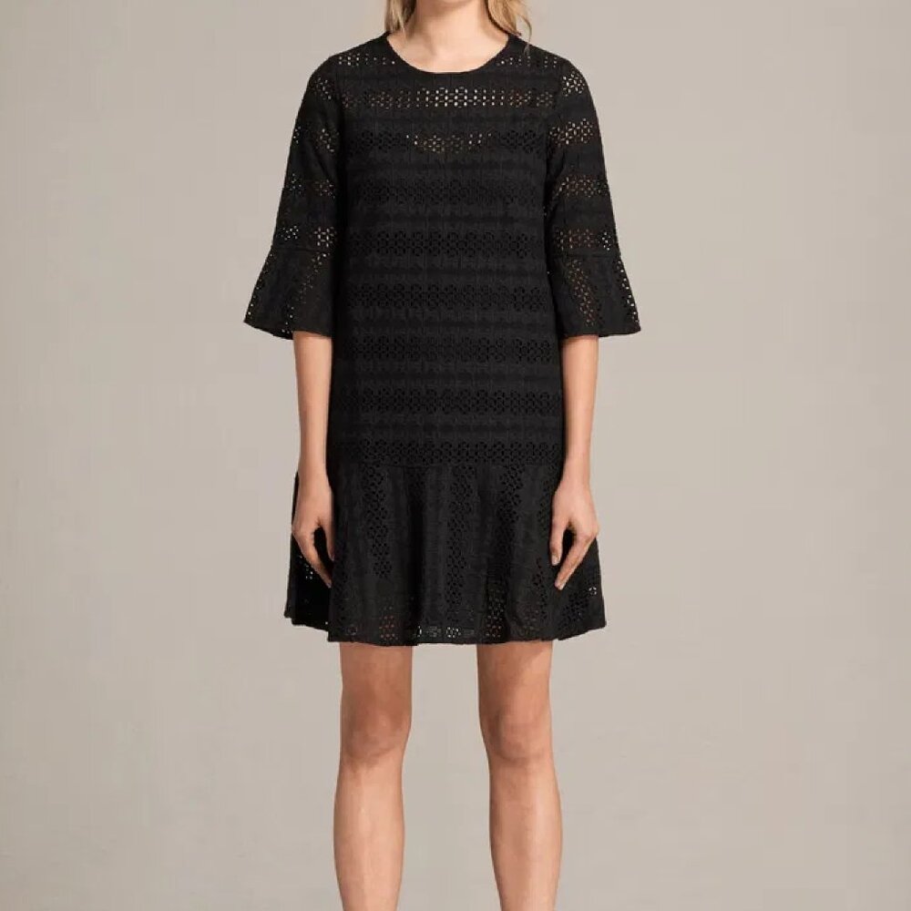 ALLSAINTS Dakota Ruffle Dress